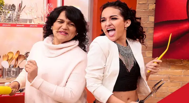 Daniela Darcourt disfruta de tiempo junto a su mamá.