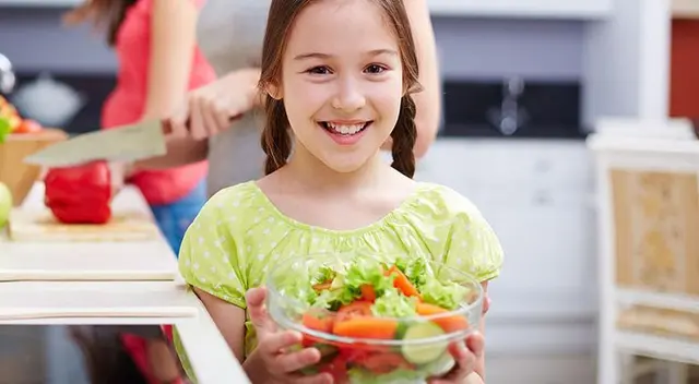 Incrementa las verduras en verano.