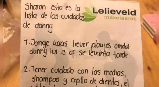 “No se aceptan devoluciones”, le escribió la suegra a la joven casi al finalizar la lista.