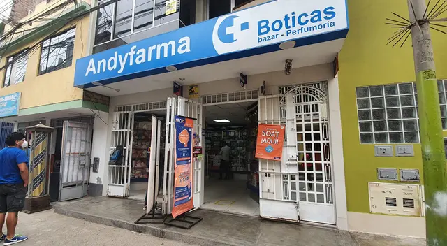 Roban en botica de SJL. Roban en botica de SJL.