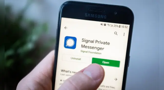 La aplicación fue creada por Signal Foundation en el 2014.