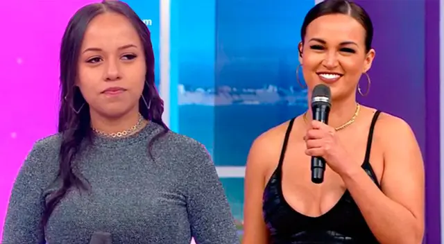 Angie Arizaga pasa divertido momento junto a su hermana.