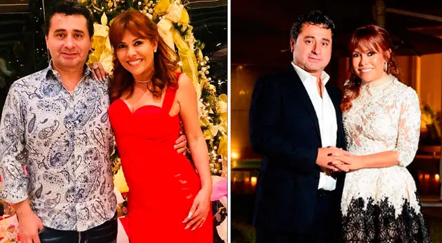 Magaly Medina protagoniza romántica escena con su esposo Alfredo Zambrano.