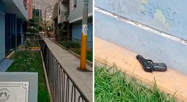 En el lugar de los hechos los efectivos del orden hallaron dos armas de fuego que habrían sido utilizados por ambos sujetos y varios casquillos de bala que serían producto de los disparos ejecutados. En el lugar de los hechos los efectivos del orden hallaron dos armas de fuego que habrían sido utilizados por ambos sujetos y varios casquillos de bala que serían producto de los disparos ejecutados.