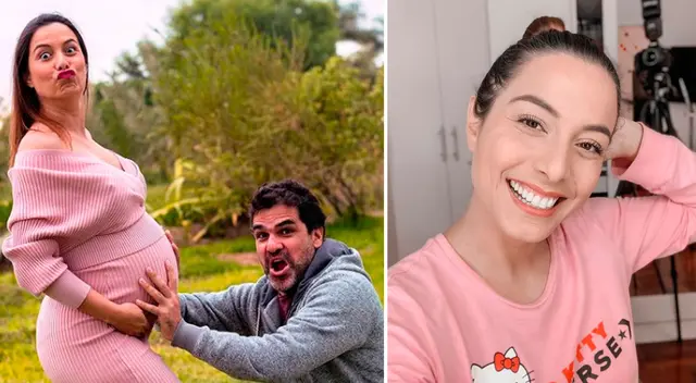 Natalia Salas le canta sentimental canción a su bebé.