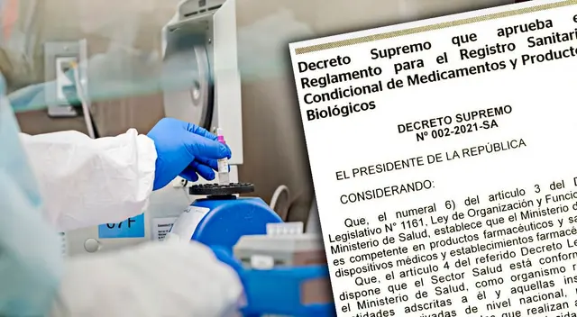 El publicó el Reglamento para el Registro Sanitario Condicional de Medicamentos y Productos Biológicos.
