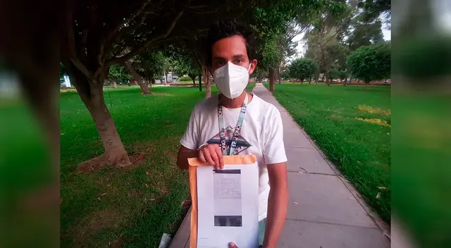 El Secretario de la Sala Penal Liquidadora de Huancayo, Alejandro Chambergo Hilario, le dijo que se habían equivocado en digitar su DNI.