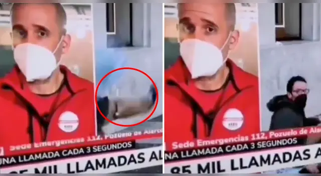 El clip cuenta con miles de reproducciones en Twitter.