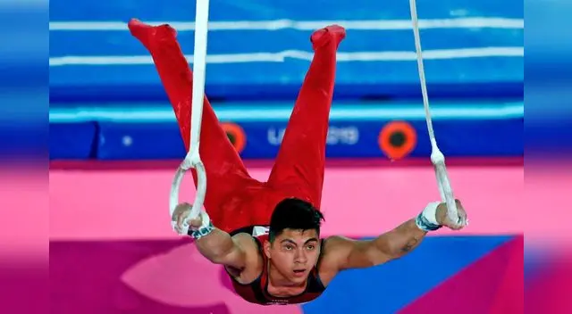 Jesús logró en Lima 2019 el octavo lugar en arzones y el puesto 13 en all Around