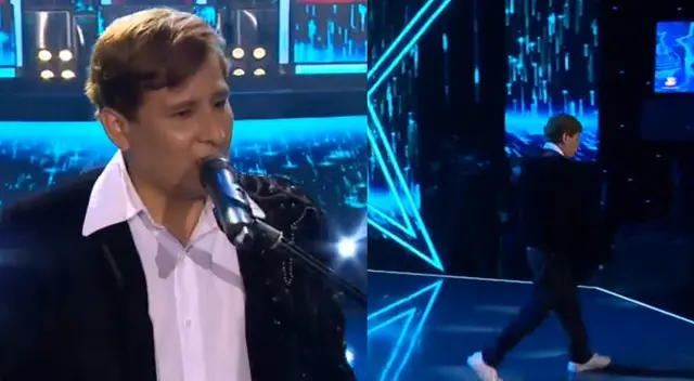 Imitador de Ricardo Montaner no termina su presentación y se retira del escenario en vivo.