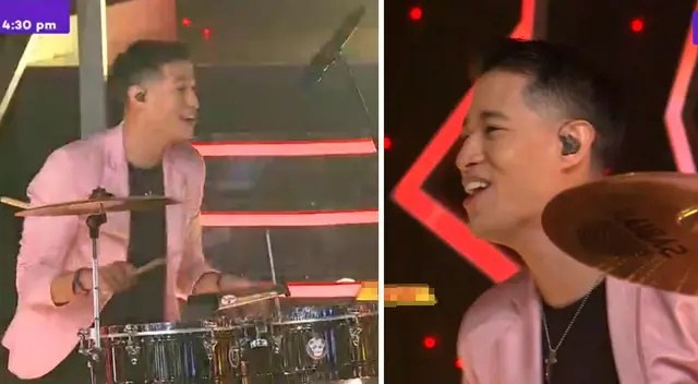 Tony Succar demostró su habilidad con los timbales. Tony Succar demostró su habilidad con los timbales.