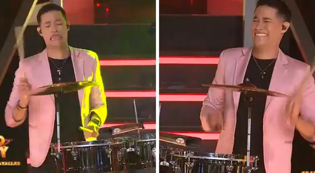 Tony Succar demostró su habilidad con los timbales. Tony Succar demostró su habilidad con los timbales.