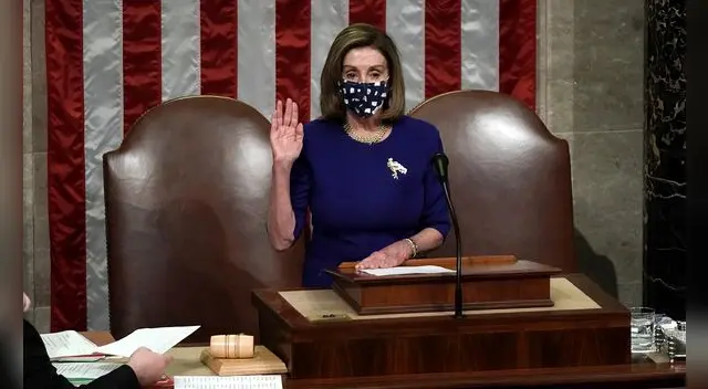 La presidenta de la Cámara Baja de EE.UU., la demócrata Nancy Pelosi.