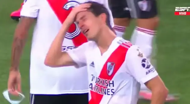 Nacho Fernández rompió en llanto. Nacho Fernández rompió en llanto.