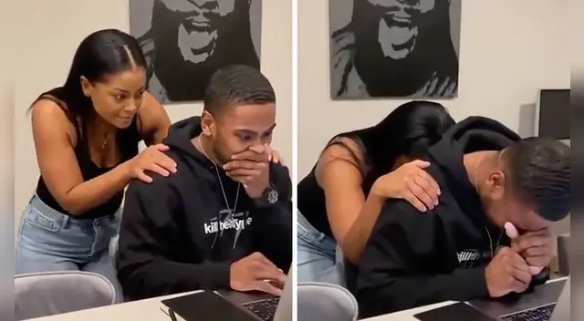 La emotiva escena se ha robado el corazón de miles de usuarios en las redes sociales. La emotiva escena se ha robado el corazón de miles de usuarios en las redes sociales.