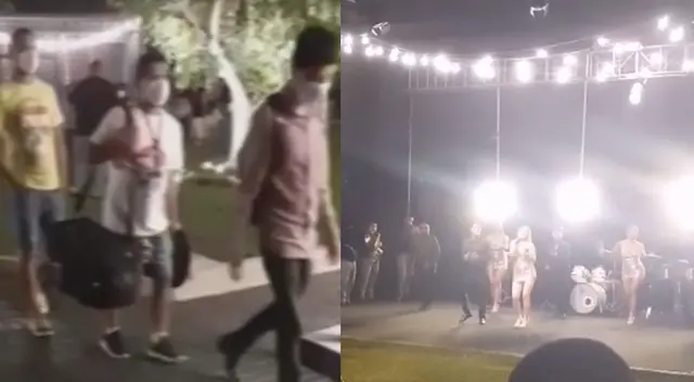 Integrantes de Son Tentación son detenidos por la PNP.