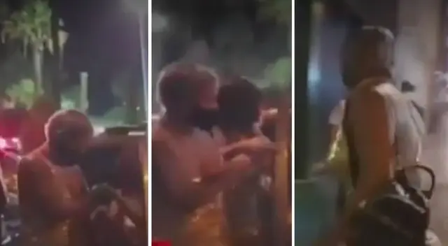 Paula Arias junto a las integrantes de la orquesta ‘Son Tentación’ fueron trasladadas a la comisaría de Sunampe, de Ica, donde se les impuso una papeleta.