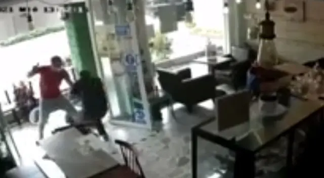 Robo de cafetería en San Isidro.