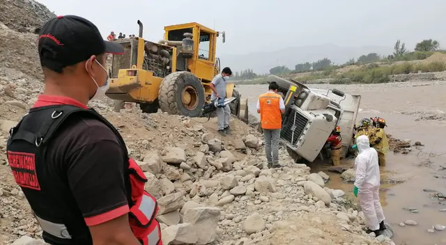 El chofer del volquete fue identificado como Adolfo Bandan Pastrana.