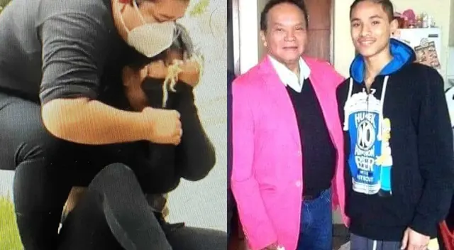 Yesenia Villanueva arribó desde Cañete y rompió en llanto al ser recibida por su familia en la casa de su padre Melcochita.