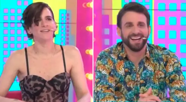 Rodrigo González y Gigi Mitre celebran su gran sintonía.