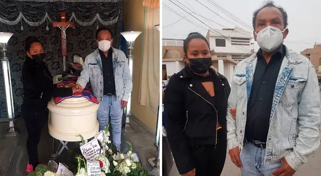 Melcochita le da el último adiós a su nieto Jordan Aguilera.