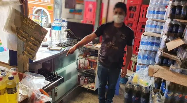 Roban en tienda de Ate.