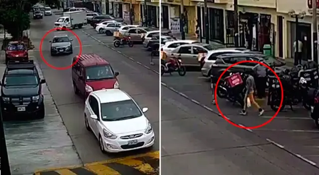 Los serenos y la Brigada de Rescate de Surco auxiliaron a la joven. Los serenos y la Brigada de Rescate de Surco auxiliaron a la joven.