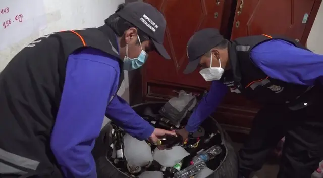 En el local se encontraron bebidas alcohólicas. En el local se encontraron bebidas alcohólicas.