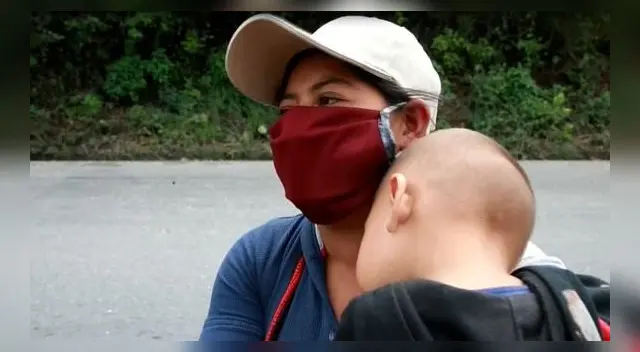 Junto a Olga van su esposo Ángel y su hermano Jairo, así como sus otros hijos de 8, 6 y 5 años.