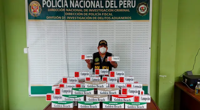 Policía incautó la mercadería en la garita de Pucusana.