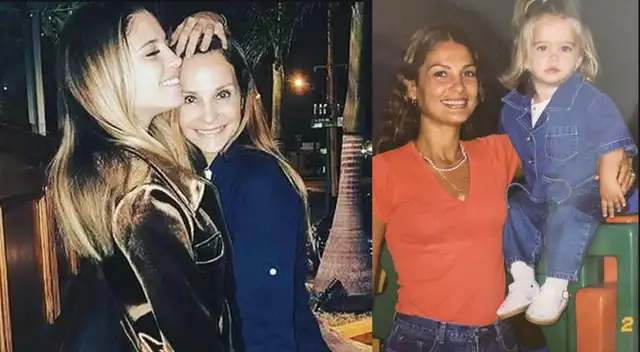 Flavia Laos comparte tiernas fotografías de bebé junto a su mamá