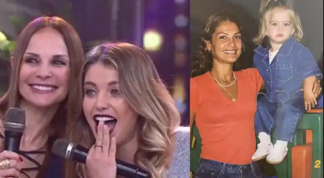 Flavia Laos comparte tiernas fotografías de bebé junto a su mamá