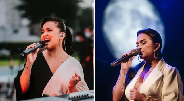 Daniela Darcourt se unió a otros artistas nacionales a la celebración por la fundación de la capital peruana, y se mostró agradecida.