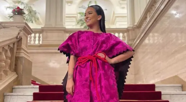 Daniela Darcourt se unió a otros artistas nacionales a la celebración por la fundación de la capital peruana, y se mostró agradecida.