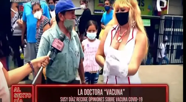 Susy Díaz se convierte en la ‘Doctora vacuna’ para concientizar sobre la Covid -19 Susy Díaz se convierte en la ‘Doctora vacuna’ para concientizar sobre la Covid -19
