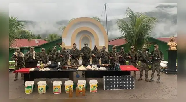 incautan municiones y armamentos terrorista en Cusco