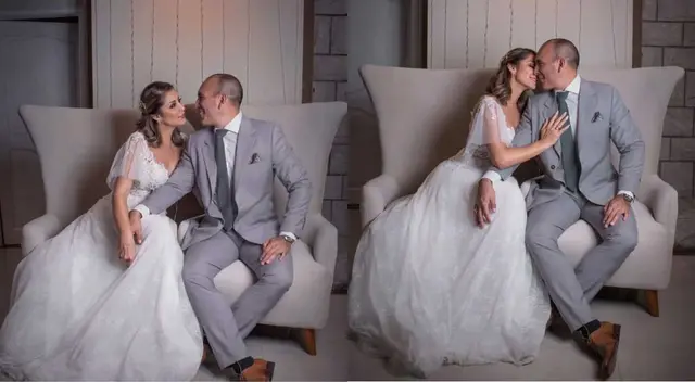Karla Tarazona y Rafael Fernández compartieron fotografías de una sesión de fotos el día de su boda. Karla Tarazona y Rafael Fernández compartieron fotografías de una sesión de fotos el día de su boda.