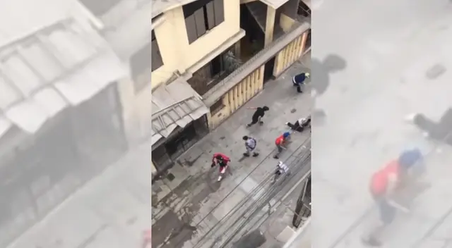 Peleas de barristas en SJM.