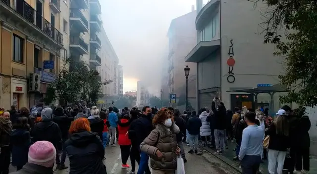La explosión en Madrid dejó varios heridos y alrededor de dos víctimas mortales, según medios locales.