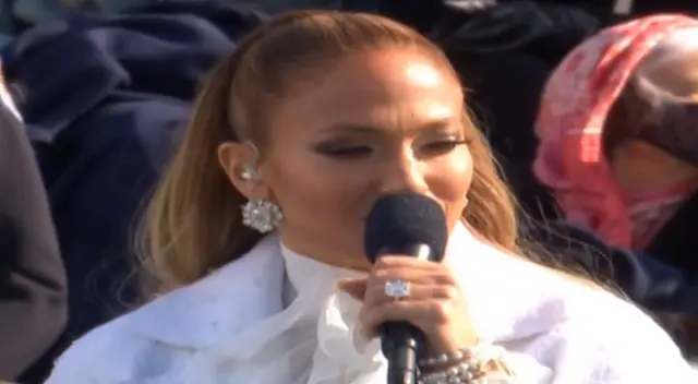 Jennifer López tiene emotiva presentación durante toma de mando de Joe Biden. Jennifer López tiene emotiva presentación durante toma de mando de Joe Biden.