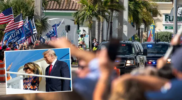 Donald Trump dejó la Casa Blanca y Joe Biden juramentó como presidente de Estados Unidos | Foto: EFE/composición