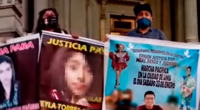 Familiares reclaman justicia por sus deudos. Familiares reclaman justicia por sus deudos.