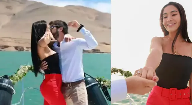 Fabianne Hayashida sorprendida con romántica pedida de mano. Fabianne Hayashida sorprendida con romántica pedida de mano.