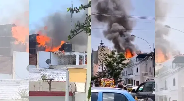 Incendio en Lince. Incendio en Lince.