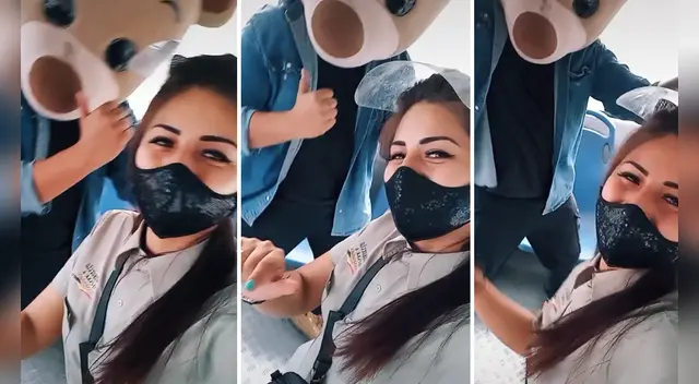 La divertida escena causó sensación en las redes sociales.