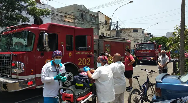 Incendio en Lince. Incendio en Lince.