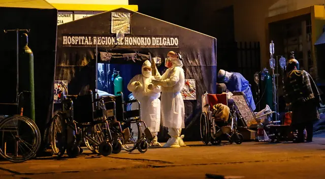 La cantidad de pacientes con COVID-19 se ha triplicado, según el director del hospital Honorio Delgado, en Arequipa. La cantidad de pacientes con COVID-19 se ha triplicado, según el director del hospital Honorio Delgado, en Arequipa.