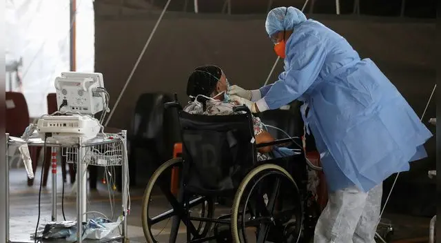 Hospital en Pretoria (Sudáfrica), el 19 de enero de 2021. Hospital en Pretoria (Sudáfrica), el 19 de enero de 2021.