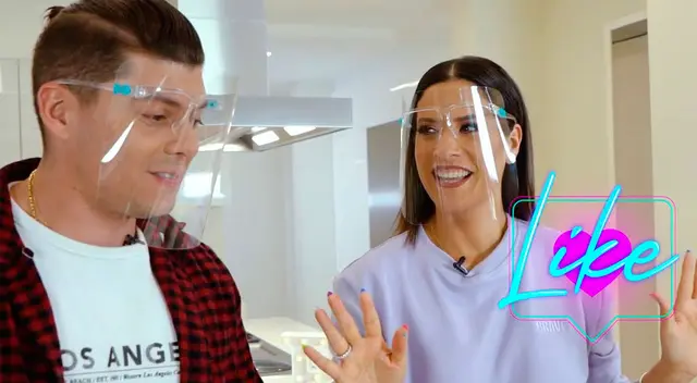 Ignacio Baladán demuestra su cariño hacia María Pía Copello en su cumpleaños.